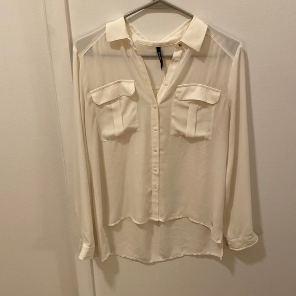Cream button down - Picture 1 of 1